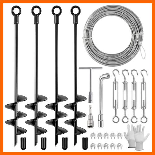 Pack ground anchors shed - 4, 18"