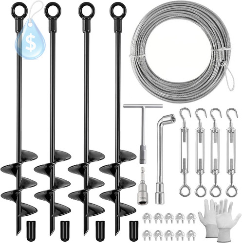 Pack ground anchors shed - pack,