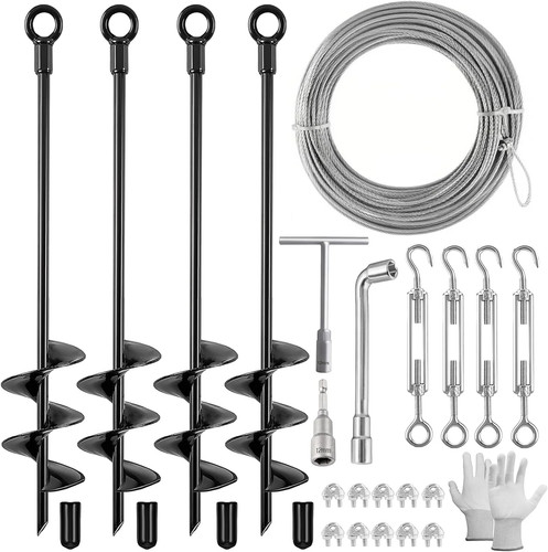 Pack ground anchors shed - pack, 18"