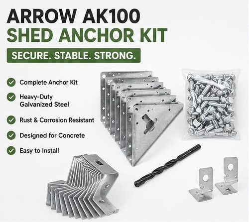 Arrow ak100 shed - shed, anchor