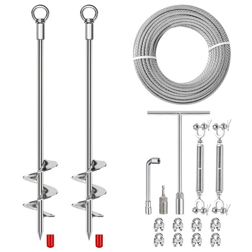 2pcs ground anchors - 30", shed