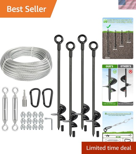 Pcs long ground - ground, anchors
