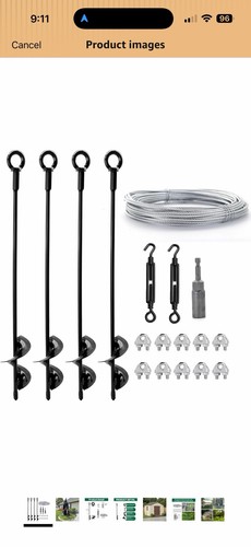 Hannger pack ground - 4, 18"