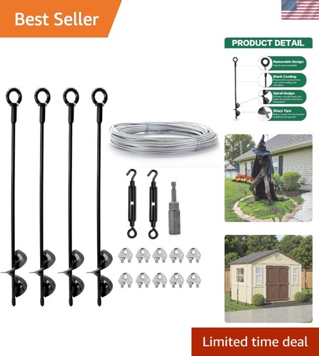 Pack ground anchors shed - 4, 18"