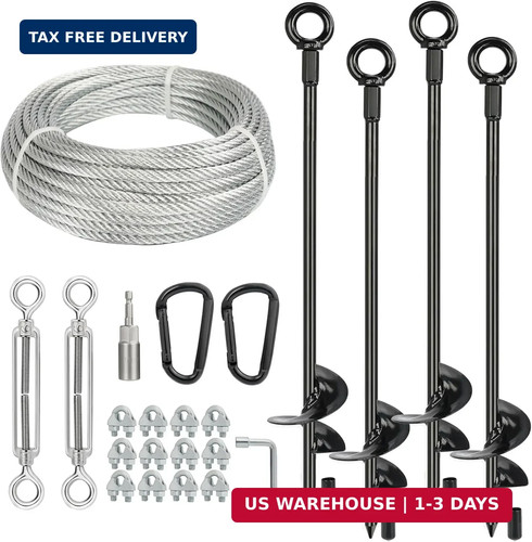 Pcs long ground anchors - pcs,