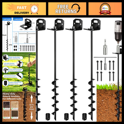 Screw ground anchors - 25",