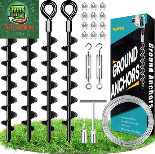 Heavy duty shed anchors - heavy,