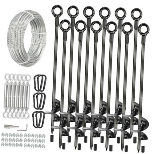 Pcs long ground anchors - pcs,
