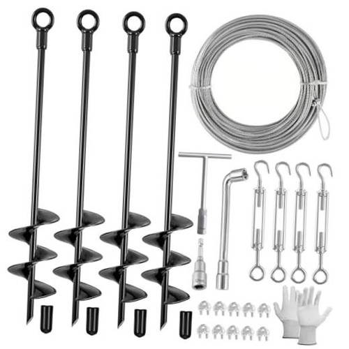 Pack ground anchors shed - 4,