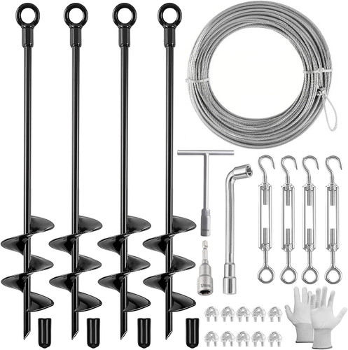 Pack ground anchors shed - 18",