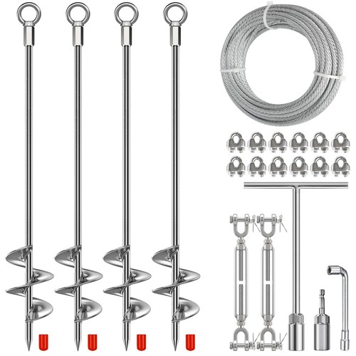 Ground anchors 4 pack - ground,