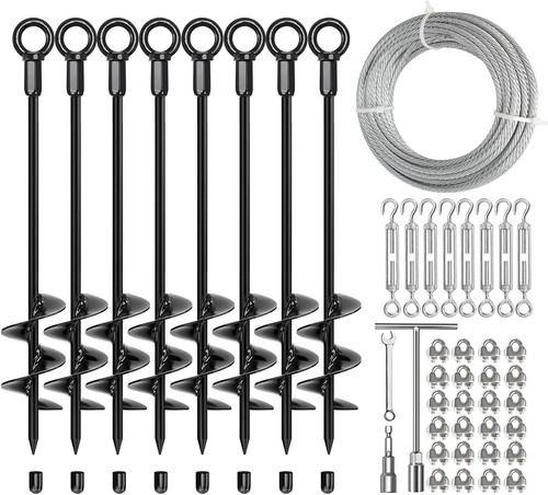 Pack shed anchor - 18", kit
